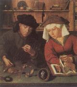 Quentin Massys The Moneylender and His Wife oil painting on canvas